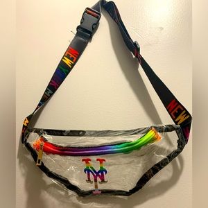 Mets Rainbow Clear PRIDE Fanny pack